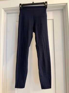Lululemon Navy Align Leggings 25”